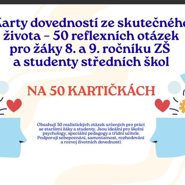 50 - Real Life Skills Cards 1