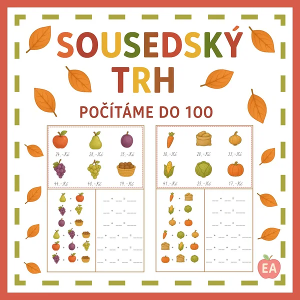 Sousedský trh - počítáme do 100 1