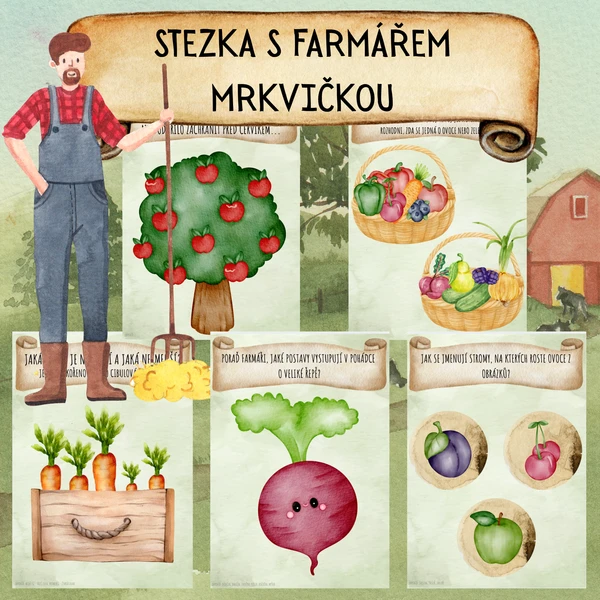 STEZKA S FARMÁŘEM MRKVIČKOU - OVOCE A ZELENINA 1