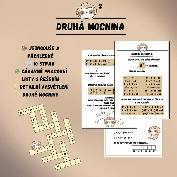 Druhá mocnina 1