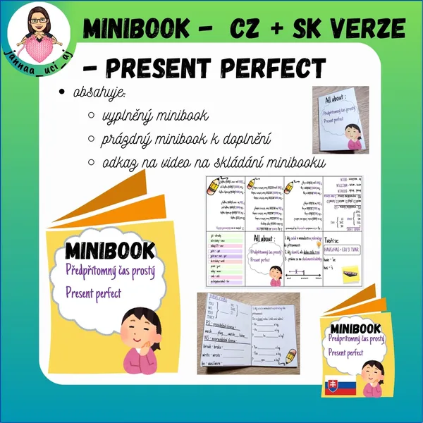Minibook - present perfect - CZ + SK verze 1