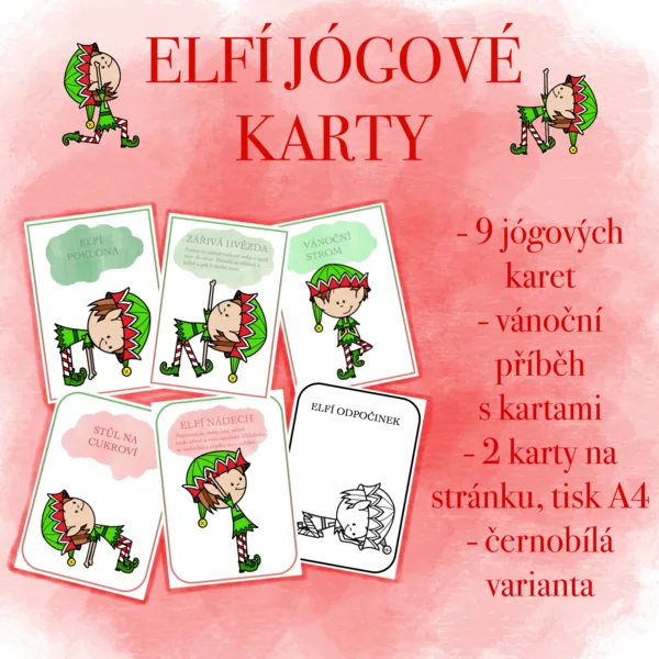 Elfí jógové karty 1
