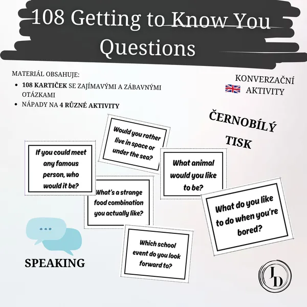 108 Getting to Know You Questions 1