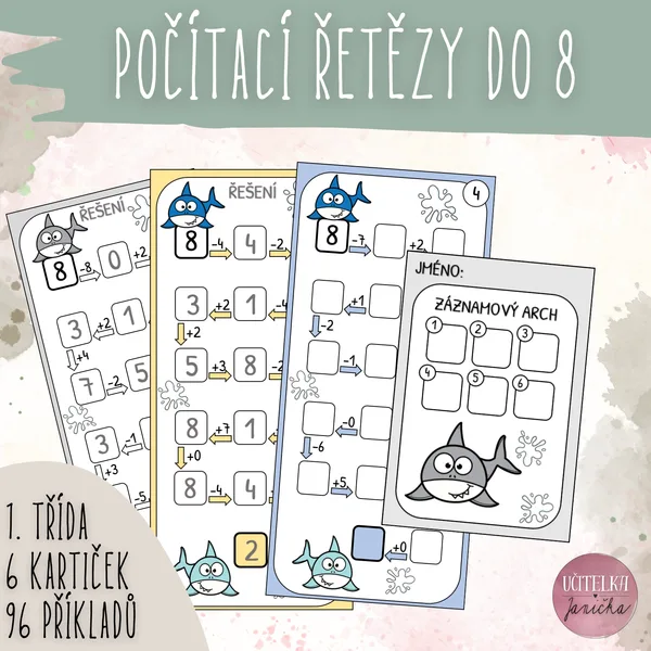 Počítací řetězy do 8 1