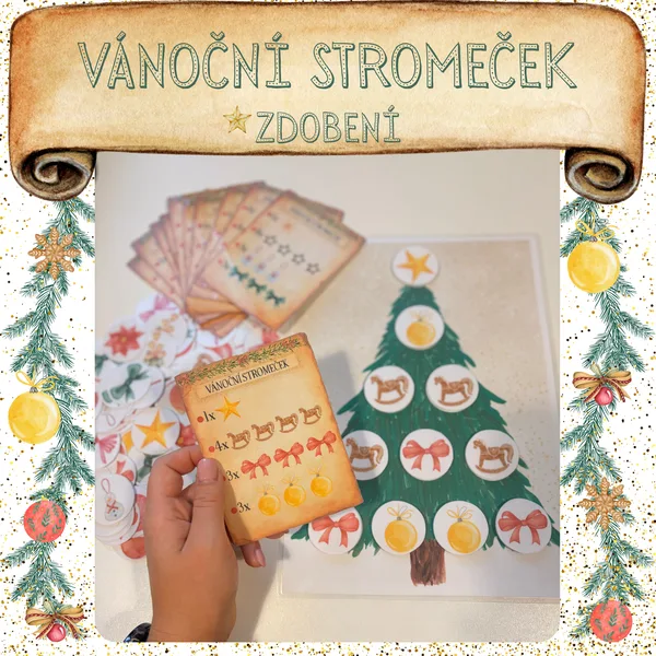 ZDOBENÍ VÁNOČNÍHO STROMEČKU 1