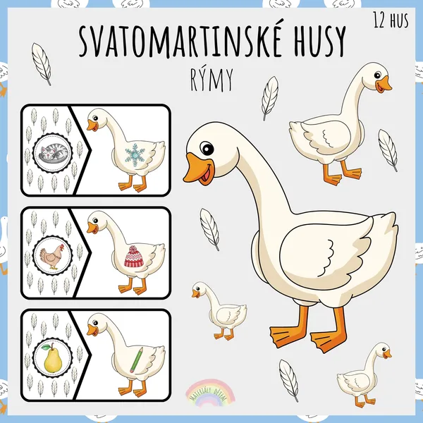 🪿Svatomartinské husy, rýmy🪿 1