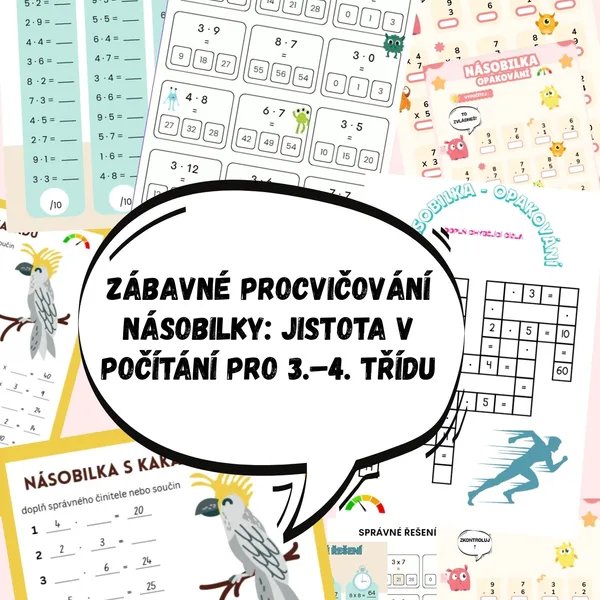 Zábavné procvičování násobilky: Jistota v počítání pro 3.–4. třídu 1