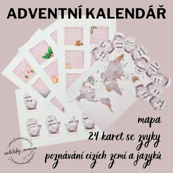 Adventní kalendář - Jak slaví svět 1
