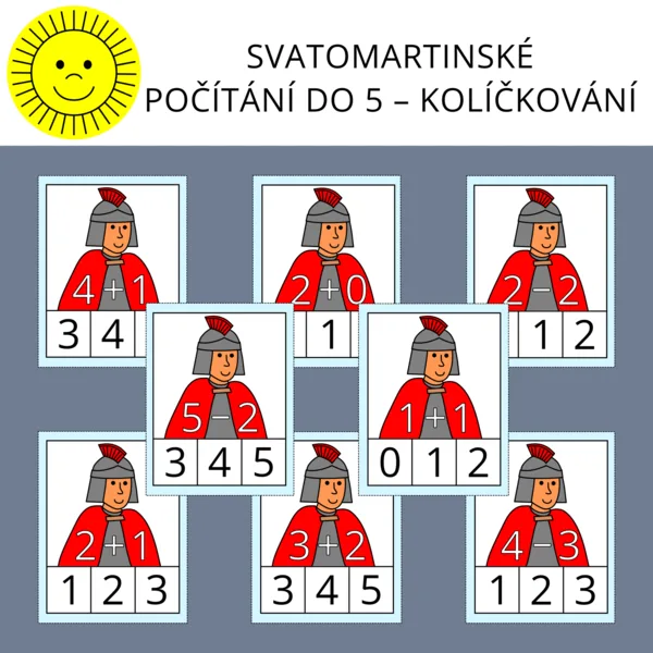 SVATOMARTINSKÉ POČÍTÁNÍ DO 5 – KOLÍČKOVÁNÍ 1