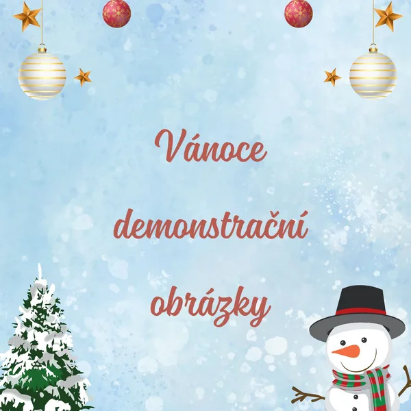 Vánoce - demonstrační obrázky 1
