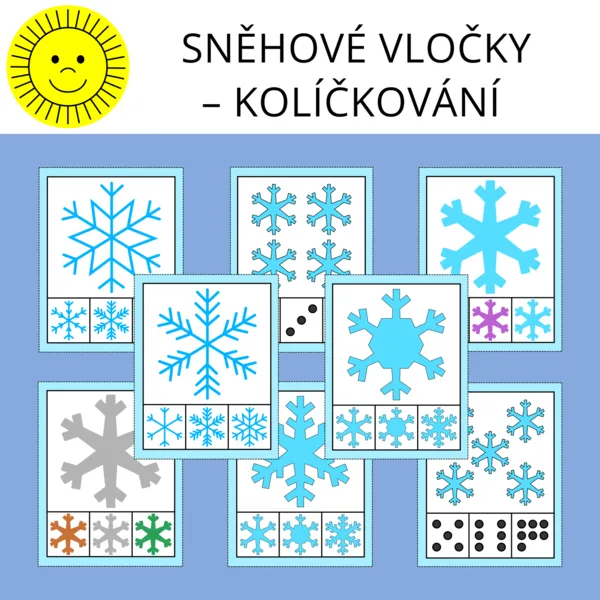 SNĚHOVÉ VLOČKY - KOLÍČKOVÁNÍ 1
