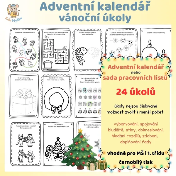 Adventní kalendář - vánoční úkoly 1