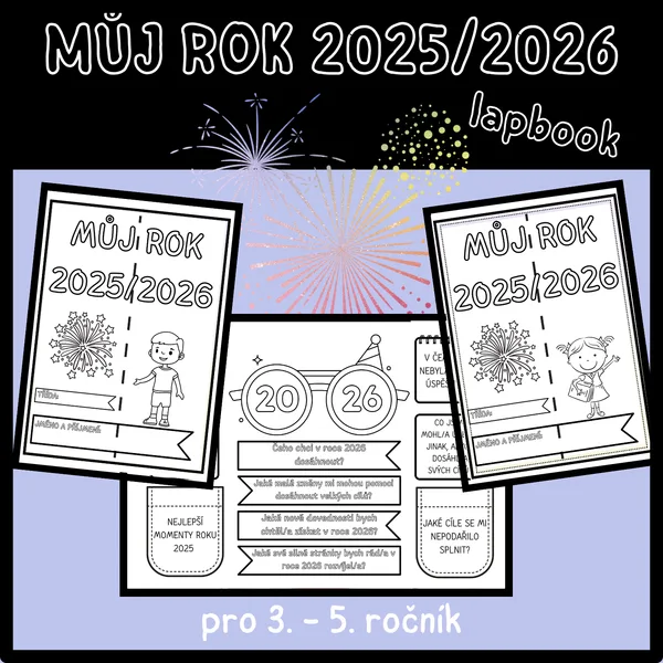 Lapbook - Můj rok 2025/2026 1