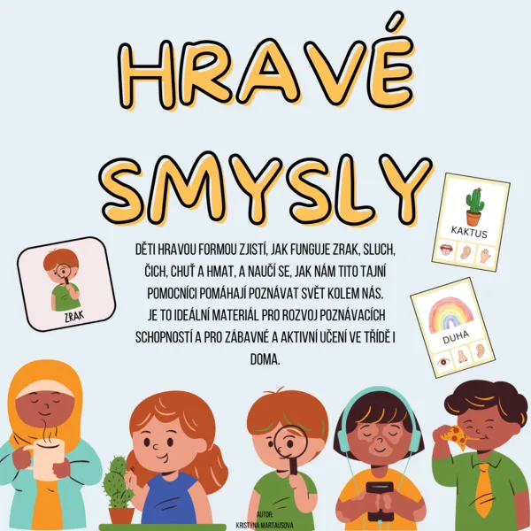 Hravé smysly - Poznáváme 5 lidských smyslů 1
