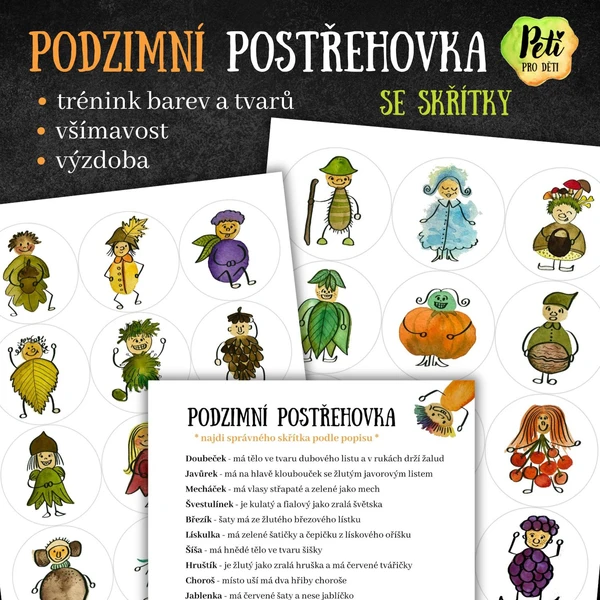 Podzimní postřehovka se skřítky 1