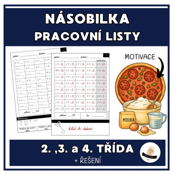 Násobilka - pracovní listy 1