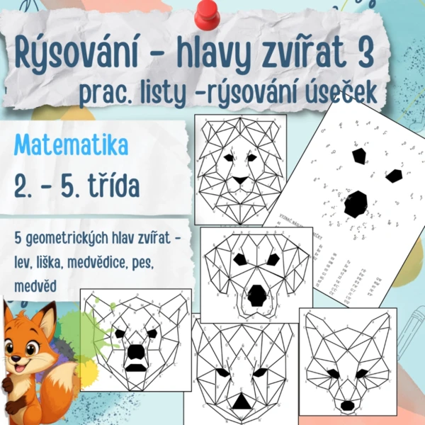 Rýsování - hlavy zvířat 3 1