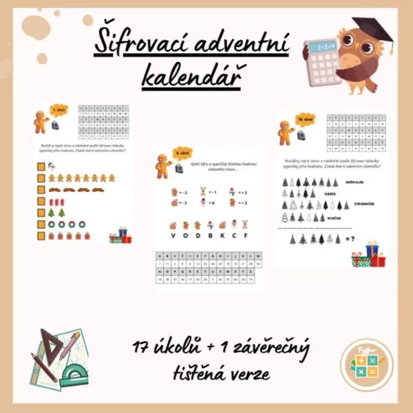ADVENTNÍ KALENDÁŘ - šifry 1