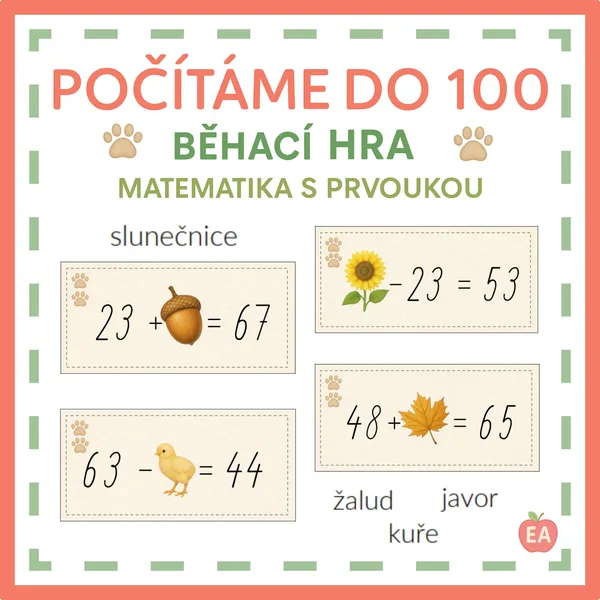 Počítáme do 100 - matematika a prvouka 1