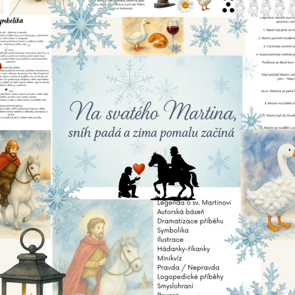 Na svatého Martina, sníh padá a zima pomalu začíná  1