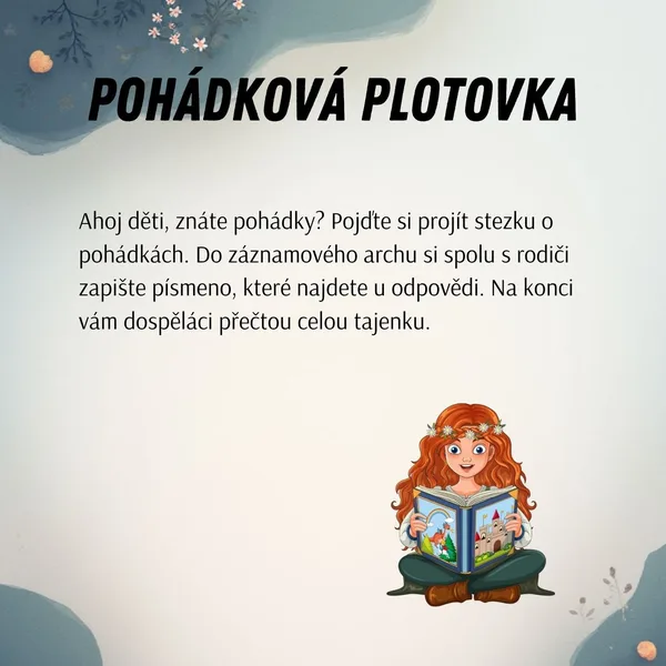 POHÁDKOVÁ plotovka/stezka/běhačka pro MŠ (klasické pohádky) 1