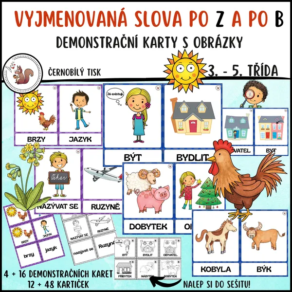 Vyjmenovaná slova po Z a po B 1
