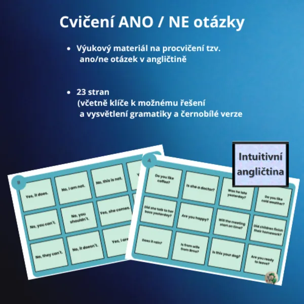 Cvičení ANO / NE otázky 1