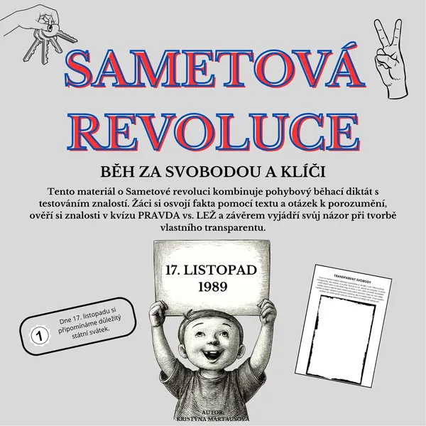 Sametová revoluce - Běh za svobodu a klíči 1