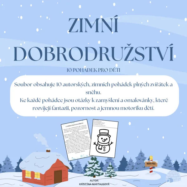 Zimní dobrodružství- 10 pohádek pro děti 1