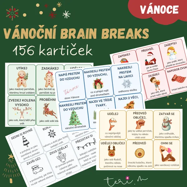 VÁNOČNÍ BRAIN BREAKS 1