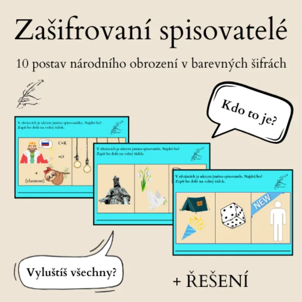 Zašifrovaní spisovatelé- Národní obrození 1