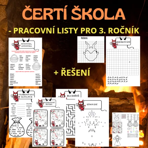 ČERTÍ ŠKOLA - pracovní listy pro 3. ročník 1