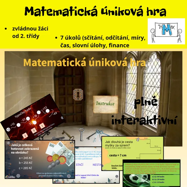 Matematická úniková hra  1