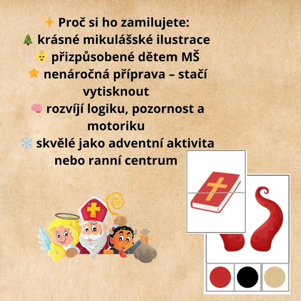 Mikuláš, čert a anděl 1
