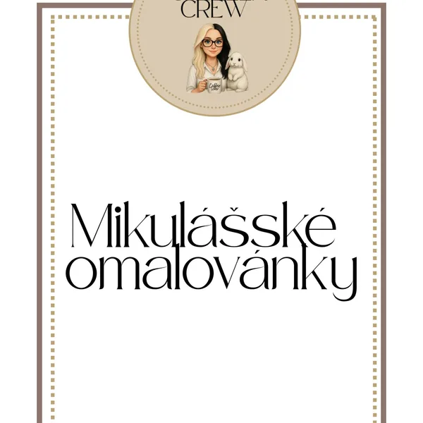 Mikulášské omalovánky 1