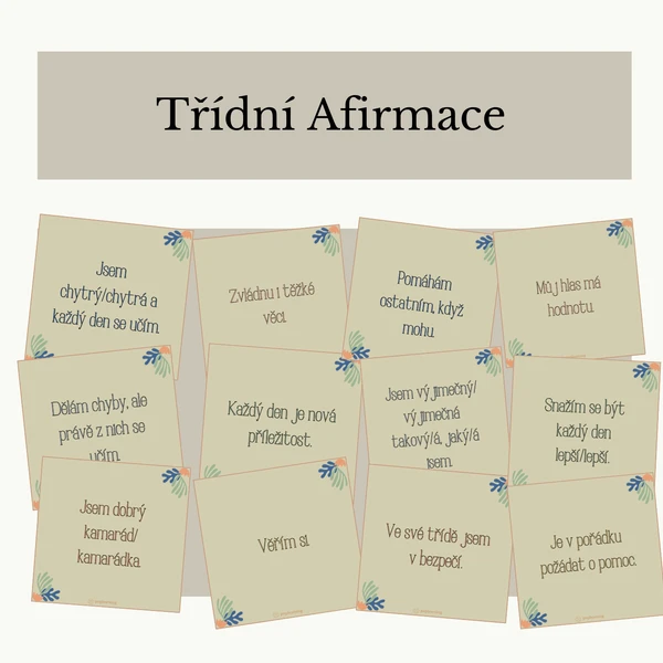 Třídní Afirmace 1