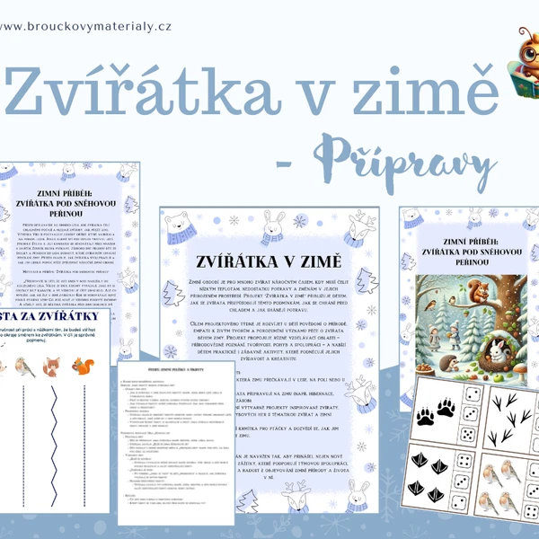 Zvířátka v zimě 1
