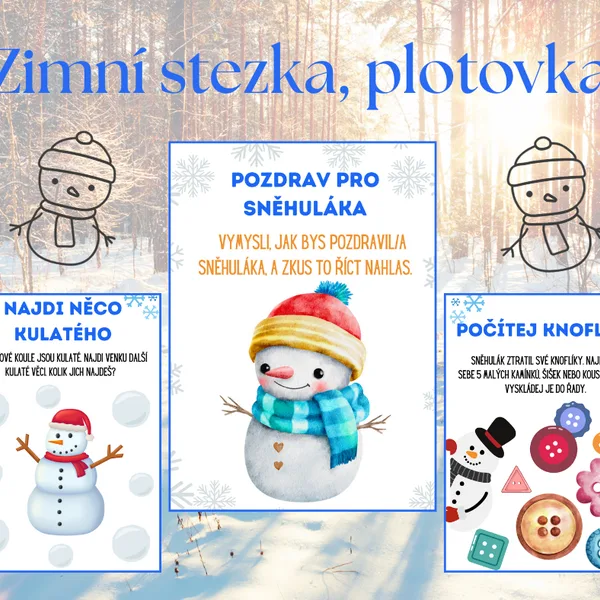 Zimní stezka-plotovka 1