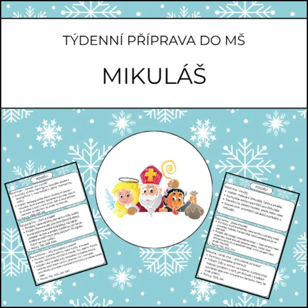 Mikuláš: týdenní příprava do MŠ 1