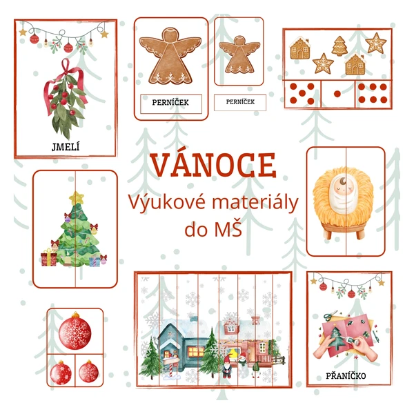 Vánoce 🌲 aktivity do MŠ 1