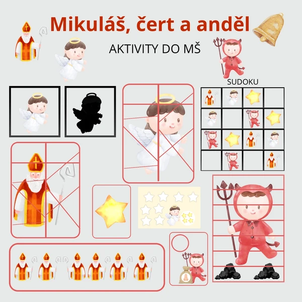 Mikuláš aktivity do mš 👼👹🎅 1