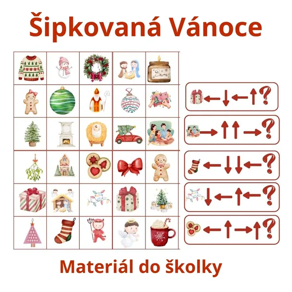 Vánoce šipkovaná 🎄 1