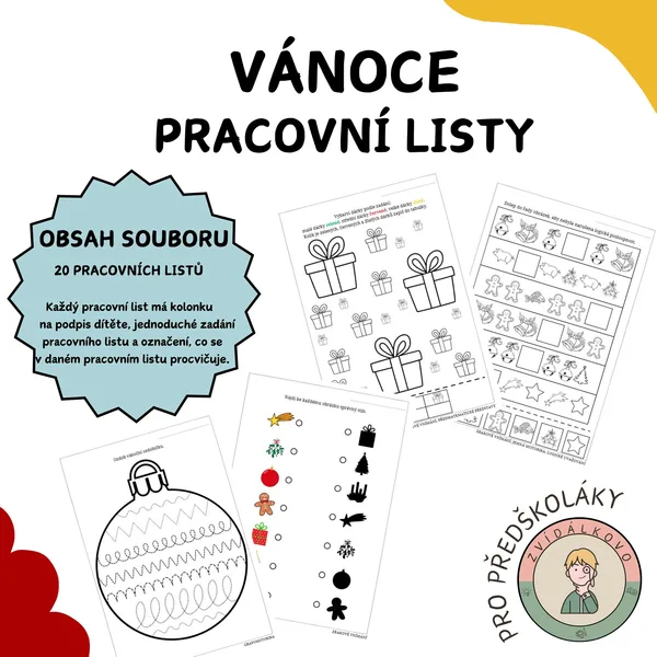 Vánoce - pracovní listy  1