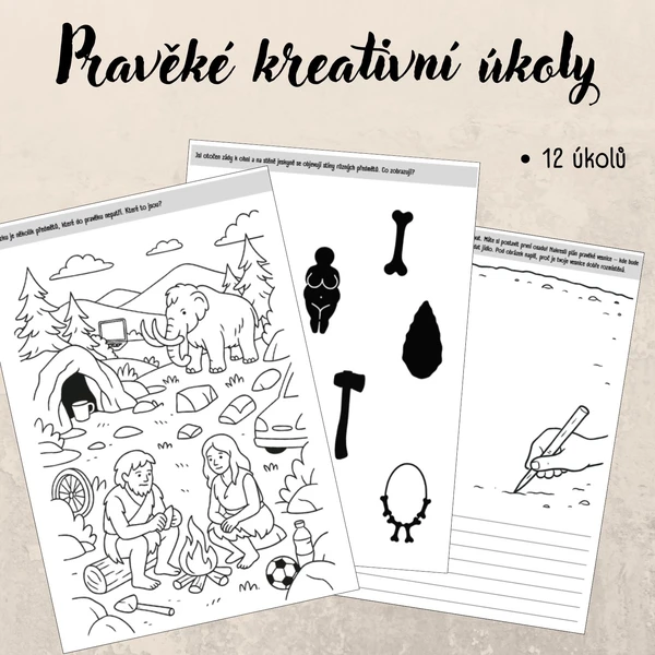 Pravěké kreativní úkoly 1