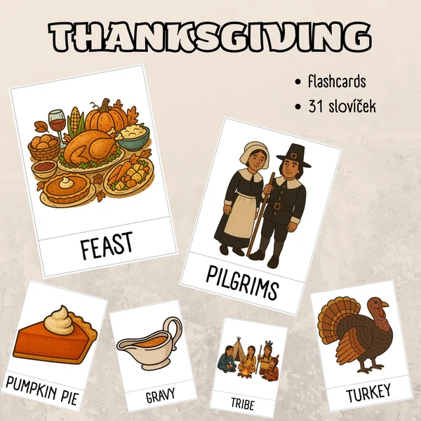 Thanksgiving - flashcards 1