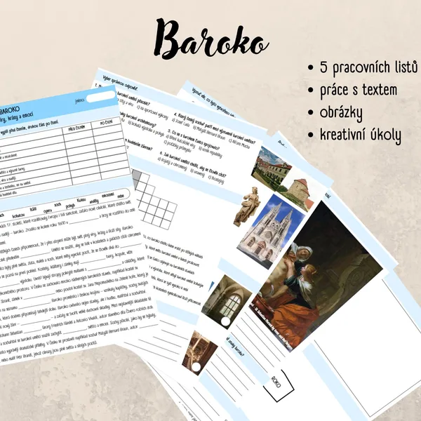 Baroko - pracovní listy 1