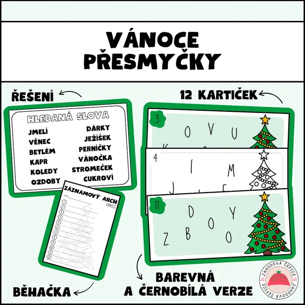 Vánoce - přesmyčky 1