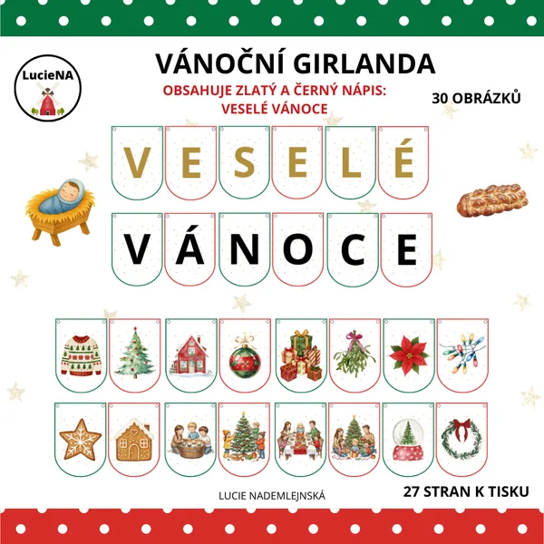 VÁNOČNÍ GIRLANDA 1