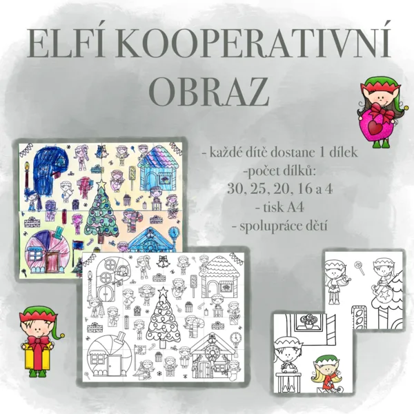 Elfí kooperativní obraz 1