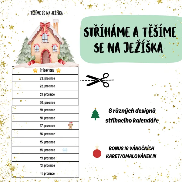 STŘÍHÁME A TĚŠÍME SE NA JEŽÍŠKA 1